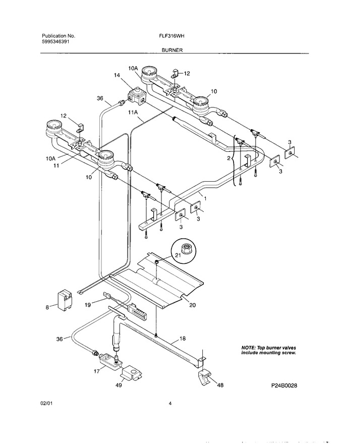 Diagram for FLF316WHTB