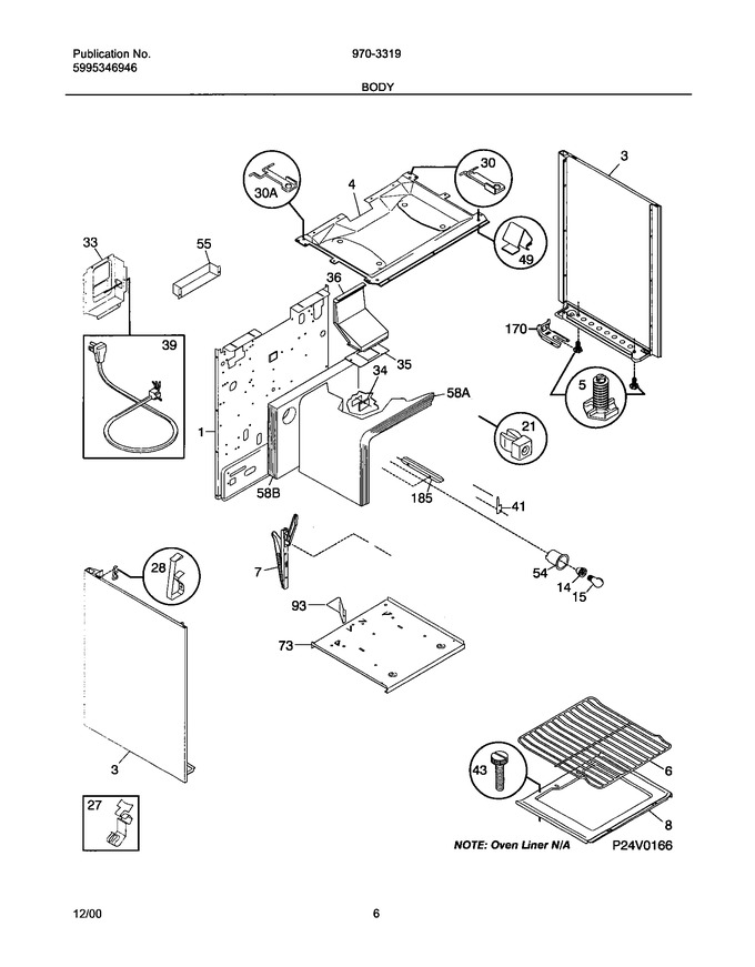 Diagram for FLF334BGWF