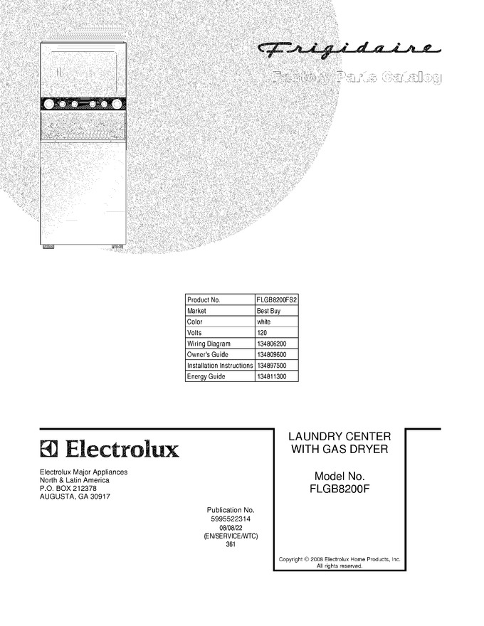 Diagram for FLGB8200FS2