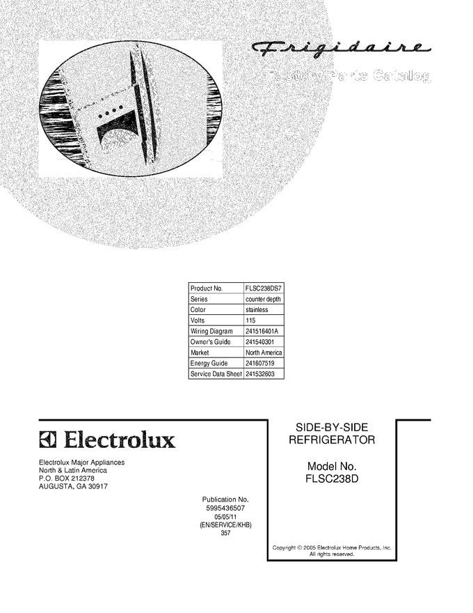 Diagram for FLSC238DS7