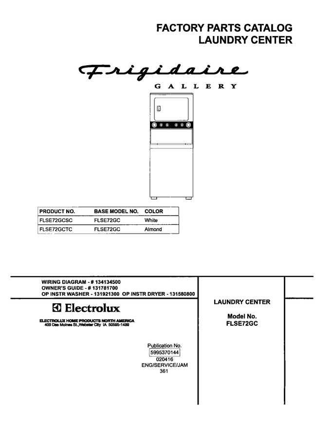 Diagram for FLSE72GCTC