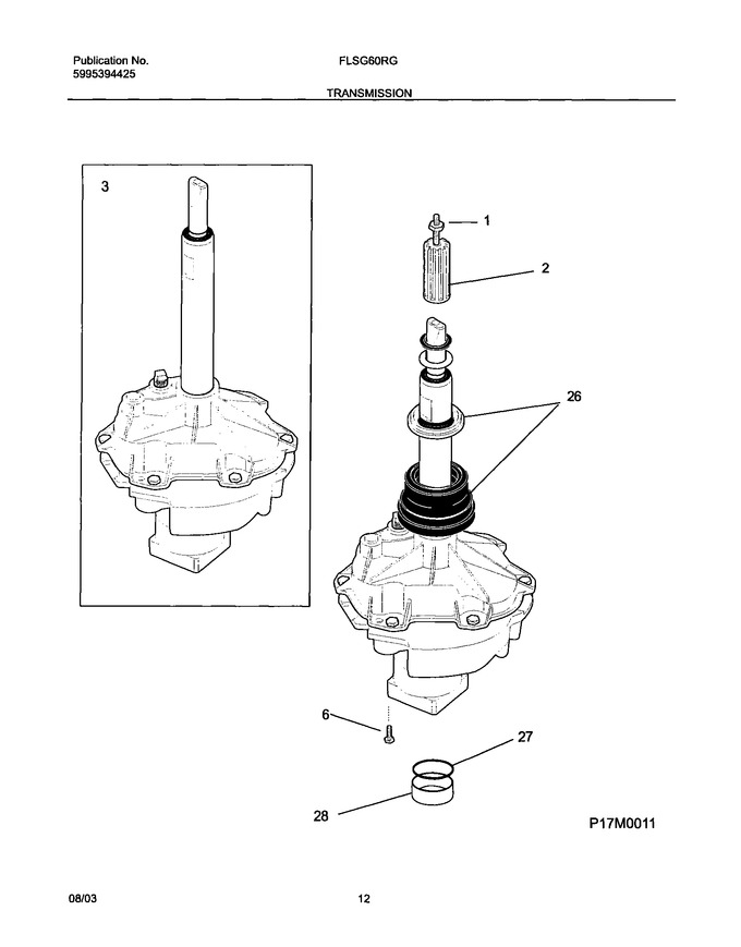 Diagram for FLSG60RGS2