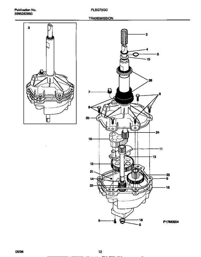 Diagram for FLSG72GCS3