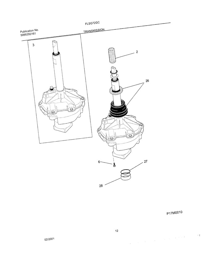 Diagram for FLSG72GCSA