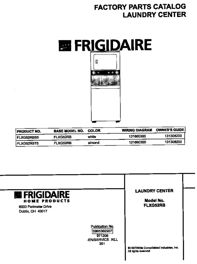 Diagram for FLXG52RBT5