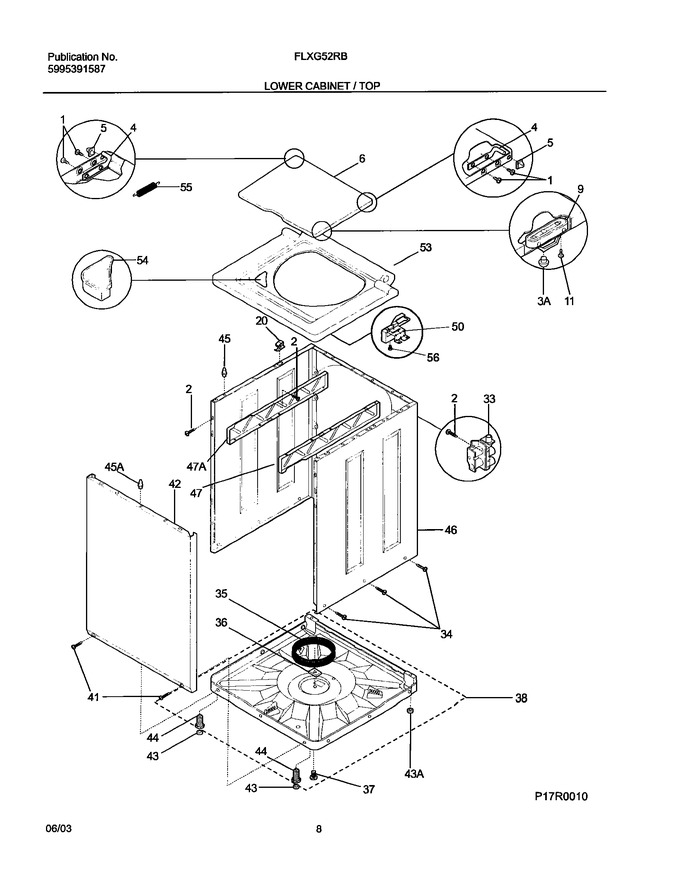 Diagram for FLXG52RBSA