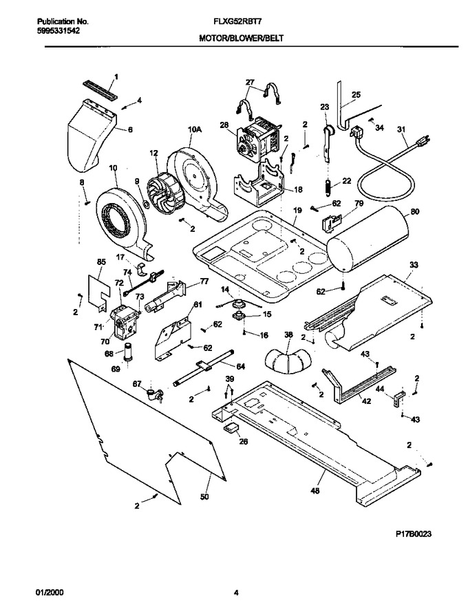 Diagram for FLXG52RBT7