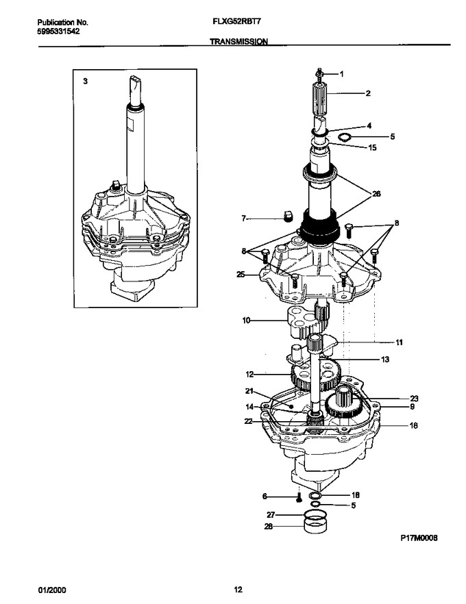 Diagram for FLXG52RBT7