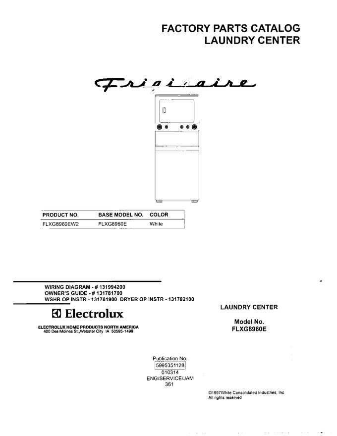 Diagram for FLXG8960EW2