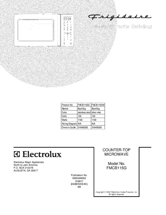 Diagram for FMCB115GC