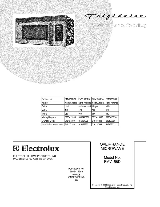 Diagram for FMV156DCA