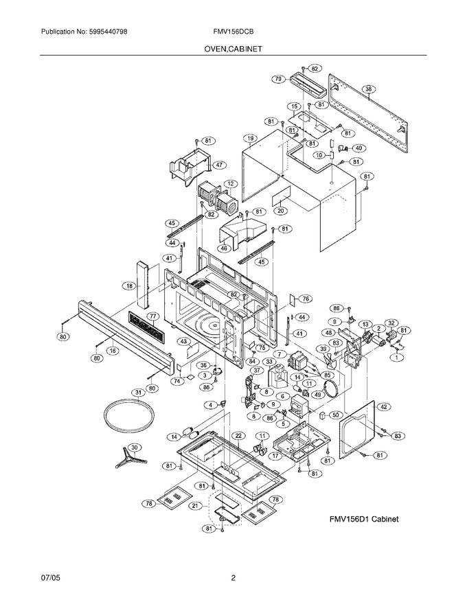 Diagram for FMV156DCB