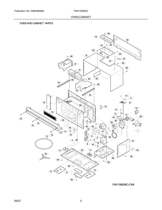 Diagram for FMV156EMC