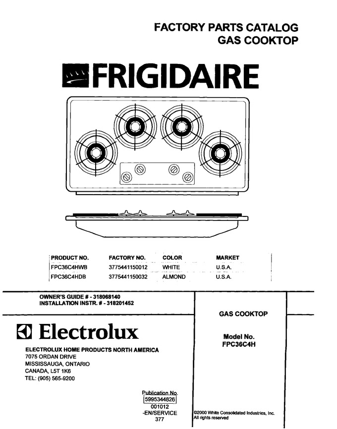 Diagram for FPC36C4HDB