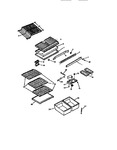 Diagram for 04 - Shelves, Controls, Divider, Mullion