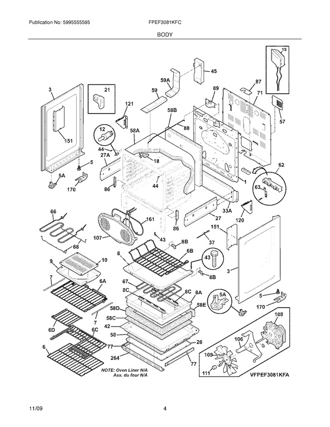 Diagram for FPEF3081KFC