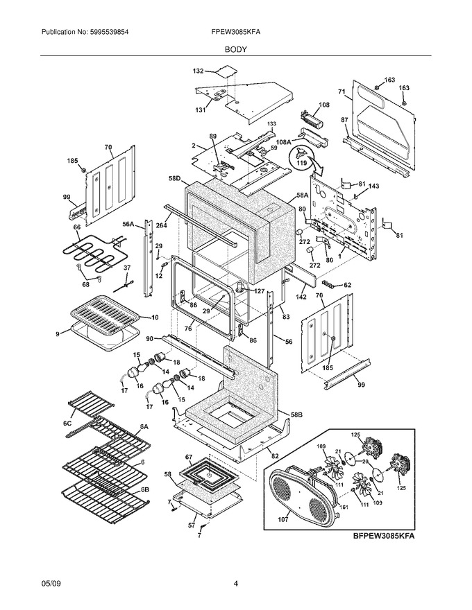 Diagram for FPEW3085KFA