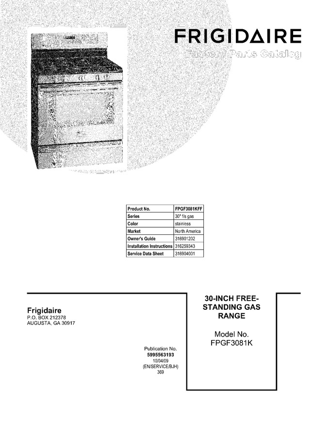 Diagram for FPGF3081KFF