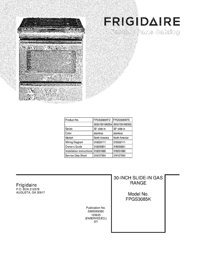 Diagram for FPGS3085KFE