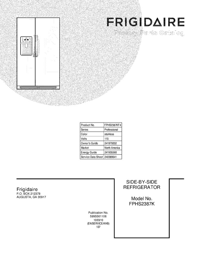 Diagram for FPHS2387KF4