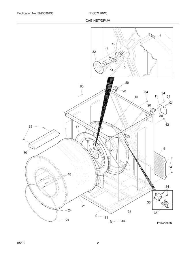 Diagram for FRG5711KW0