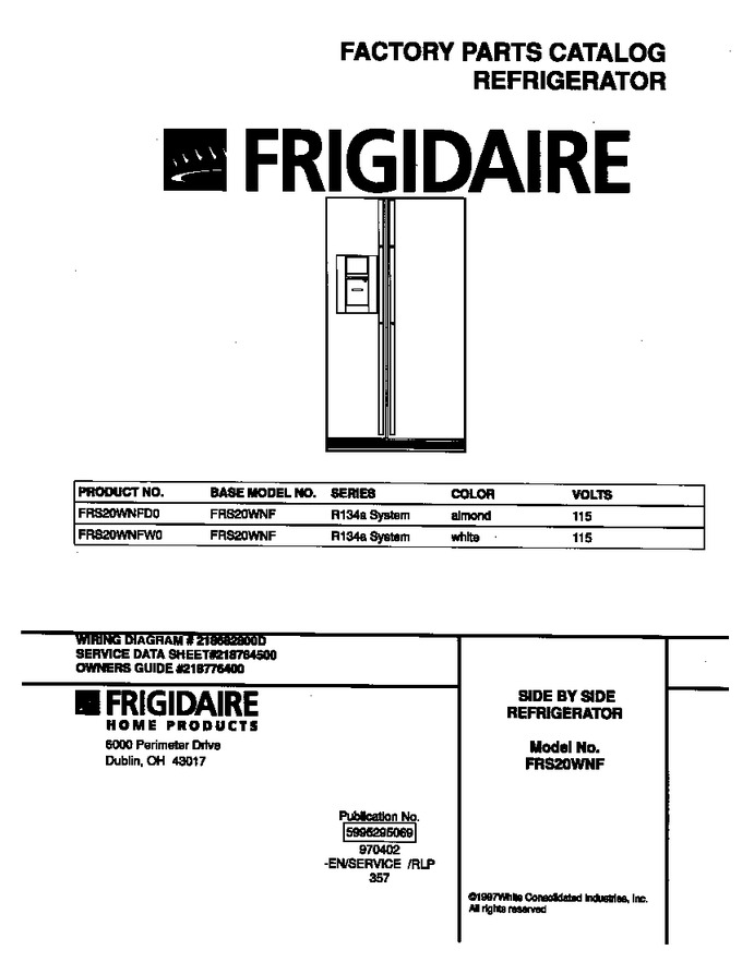 Diagram for FRS20WNFW0