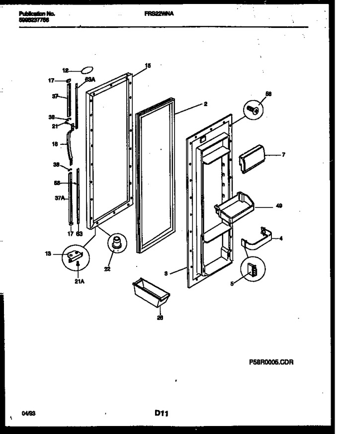 Diagram for FRS22WNAD0