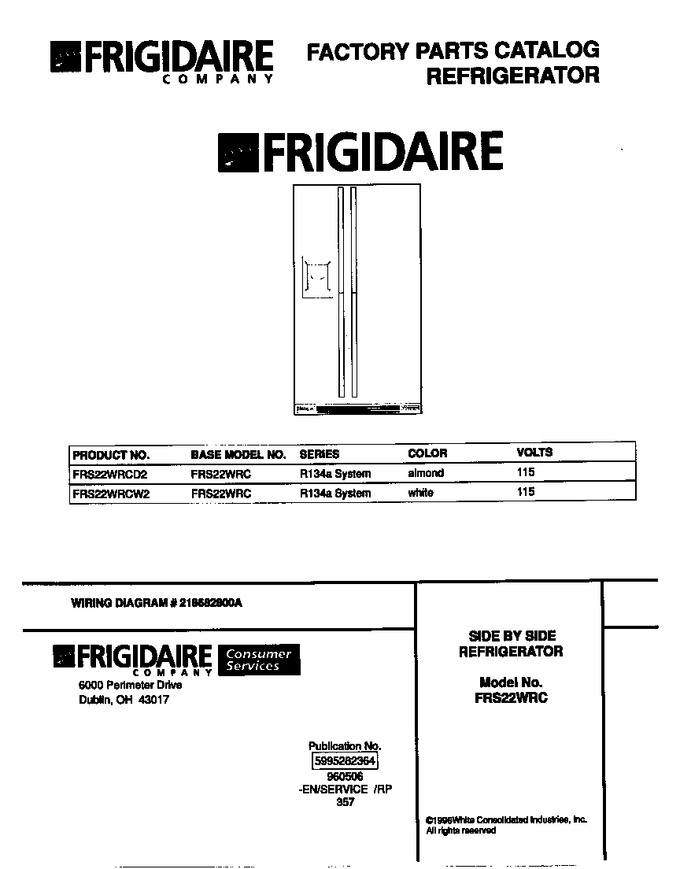 Diagram for FRS22WRCW2