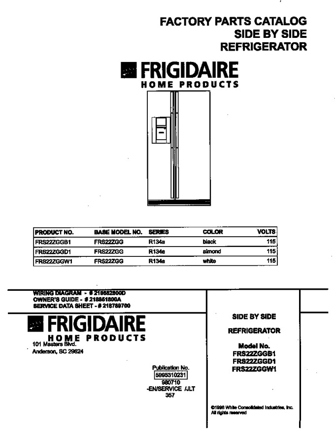 Diagram for FRS22ZGGW1
