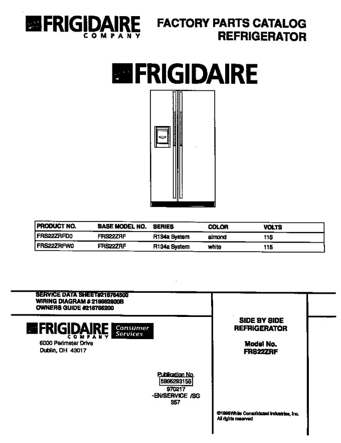 Diagram for FRS22ZRFW0