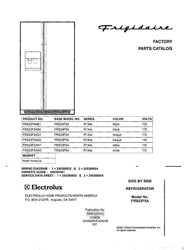 Diagram for FRS23F5AW1