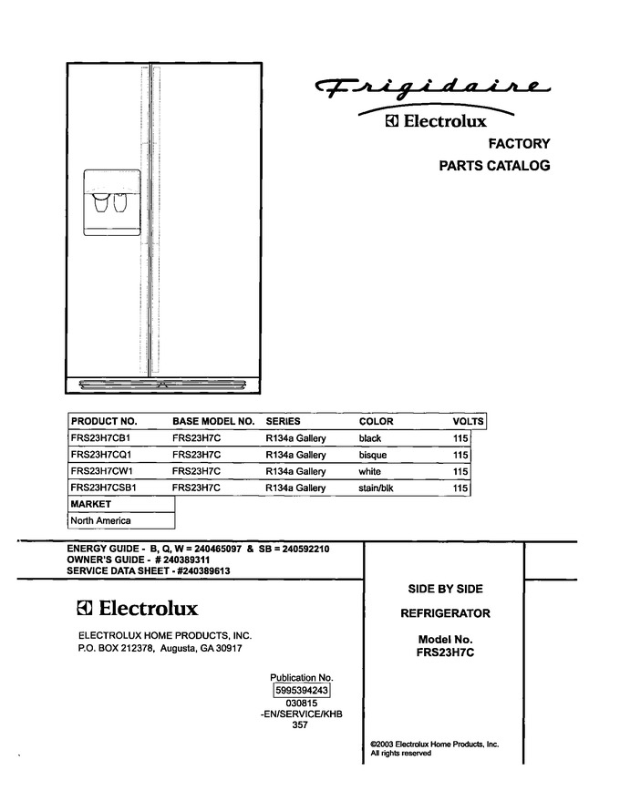 Diagram for FRS23H7CW1