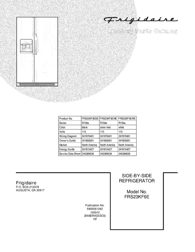 Diagram for FRS23KF6EWE