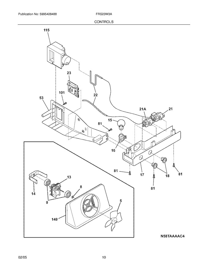 Diagram for FRS23W3AQG