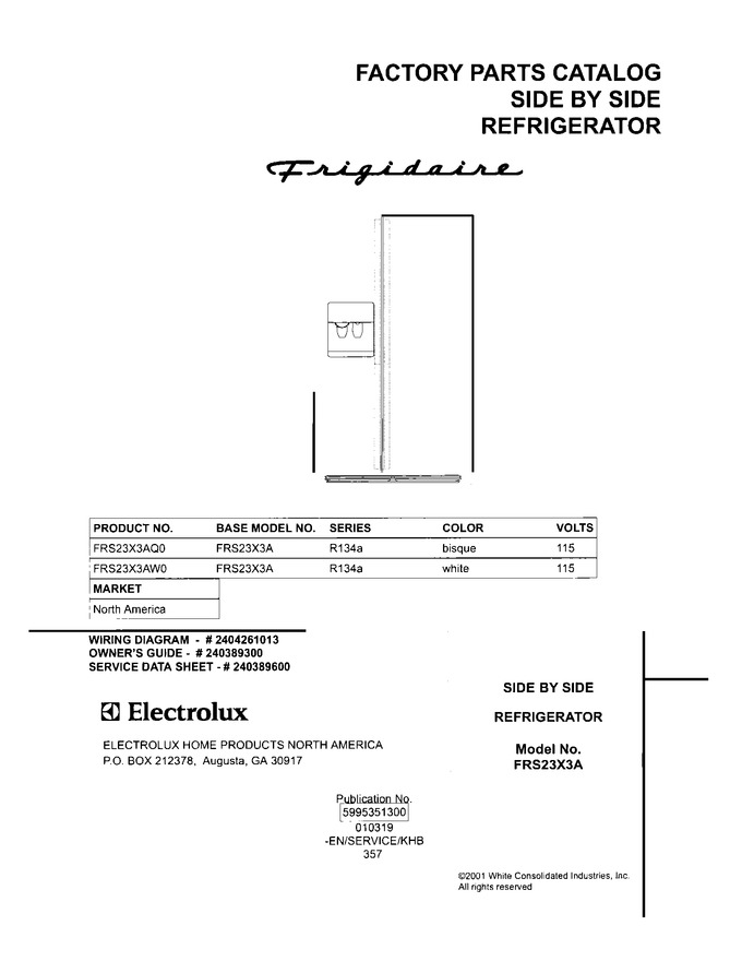 Diagram for FRS23X3AW0