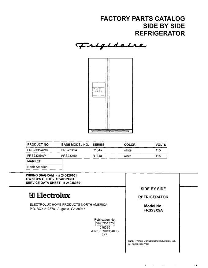 Diagram for FRS23X5AW0