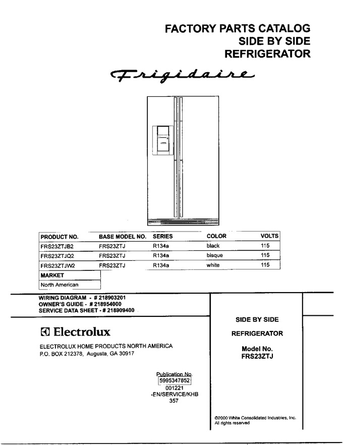 Diagram for FRS23ZTJW2