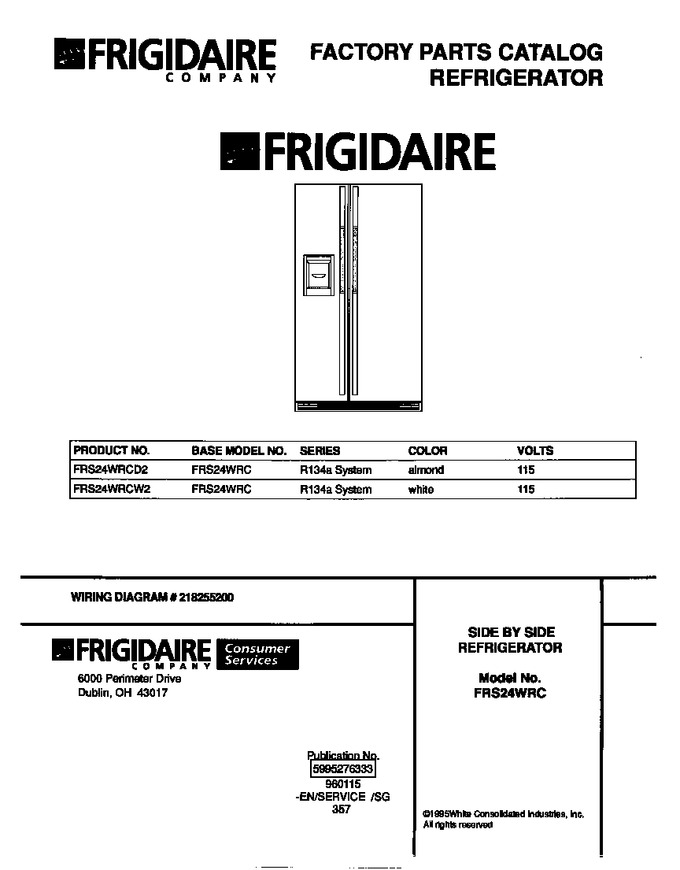 Diagram for FRS24WRCW2