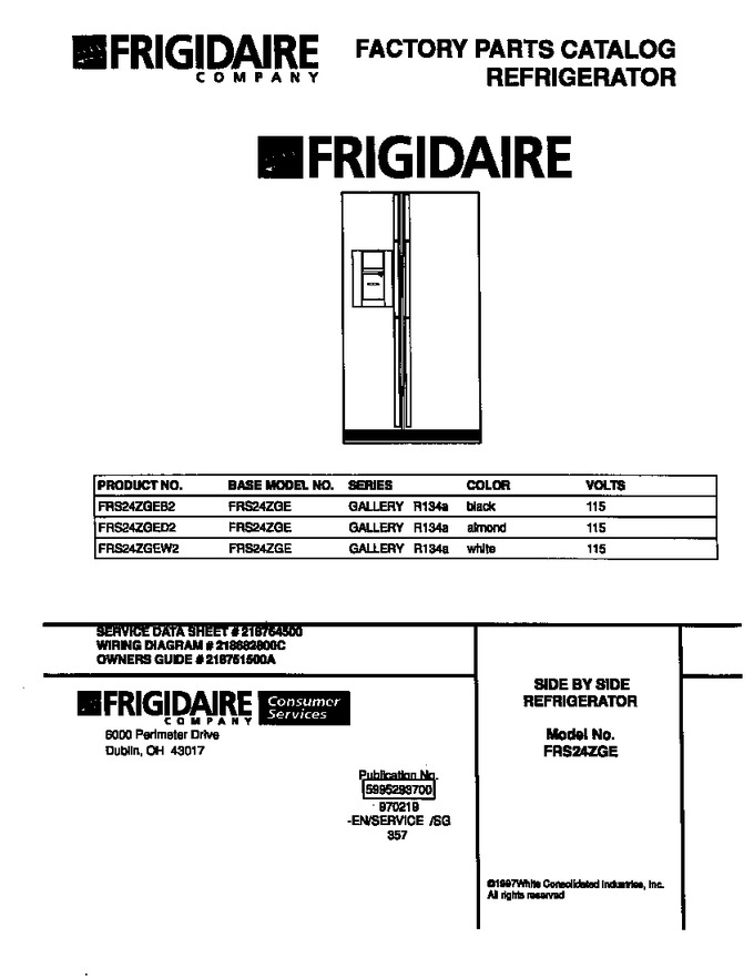 Diagram for FRS24ZGEW2