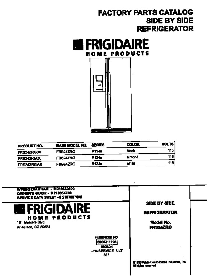 Diagram for FRS24ZRGW0