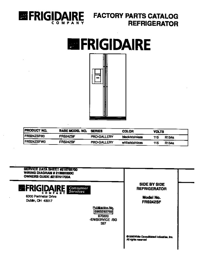 Diagram for FRS24ZSFB0