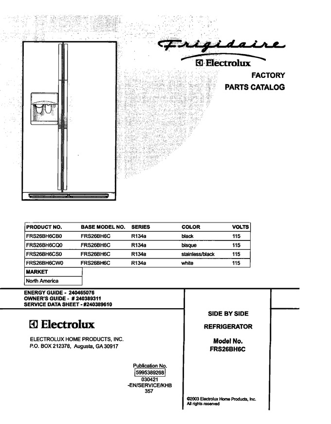 Diagram for FRS26BH6CQ0