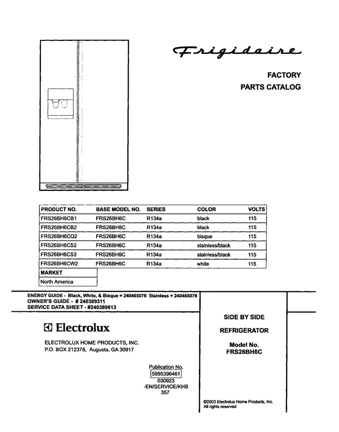 Diagram for FRS26BH6CS2