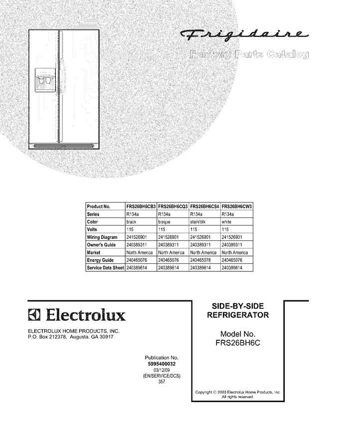 Diagram for FRS26BH6CS4