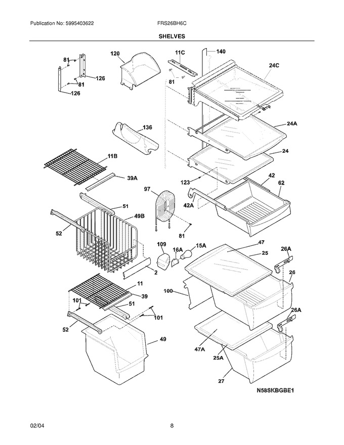 Diagram for FRS26BH6CS5