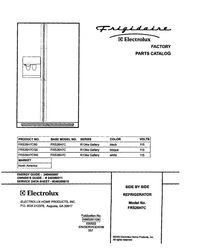 Diagram for FRS26H7CW0