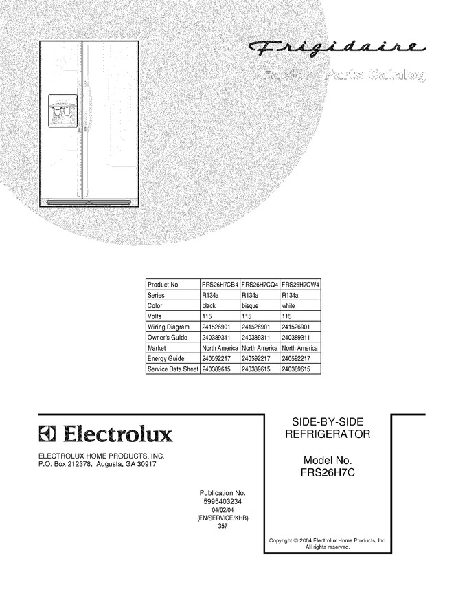 Diagram for FRS26H7CB4