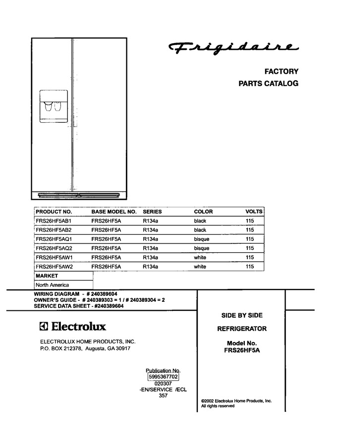 Diagram for FRS26HF5AW1