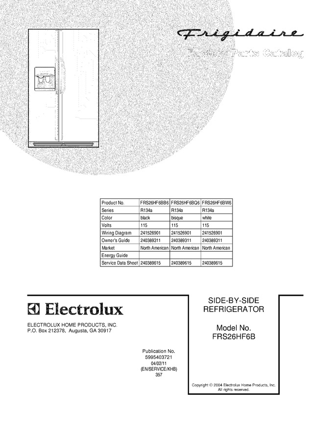 Diagram for FRS26HF6BB6