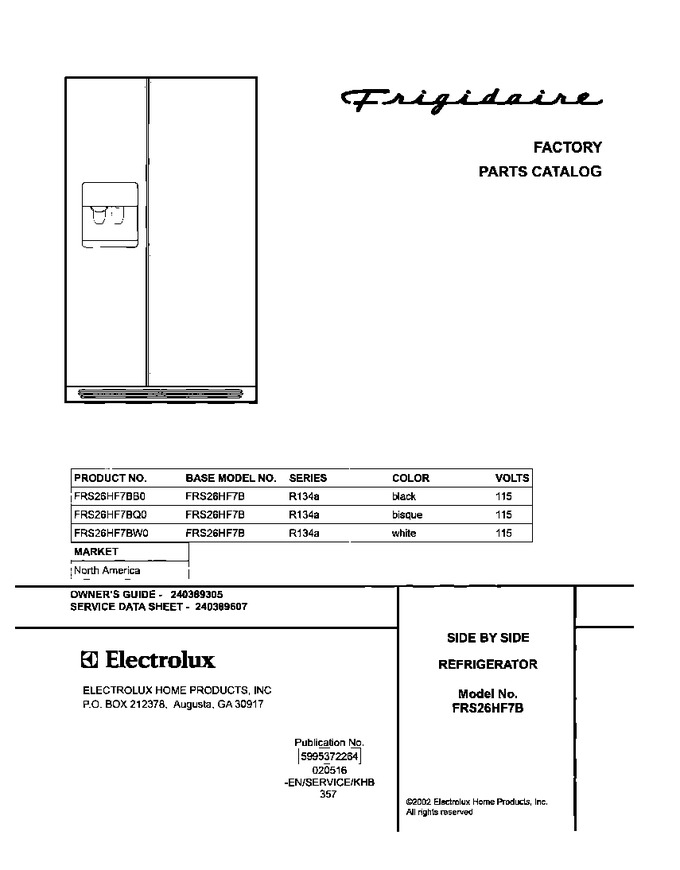 Diagram for FRS26HF7BQ0